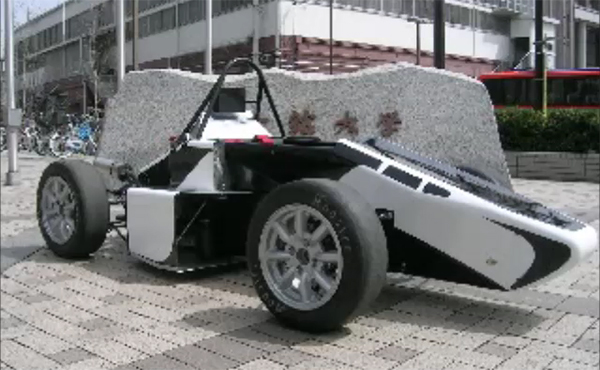 Formula car manufactured by students